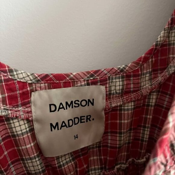 Tartan Damson Madder Dress uk 14 - Picture 5 of 5